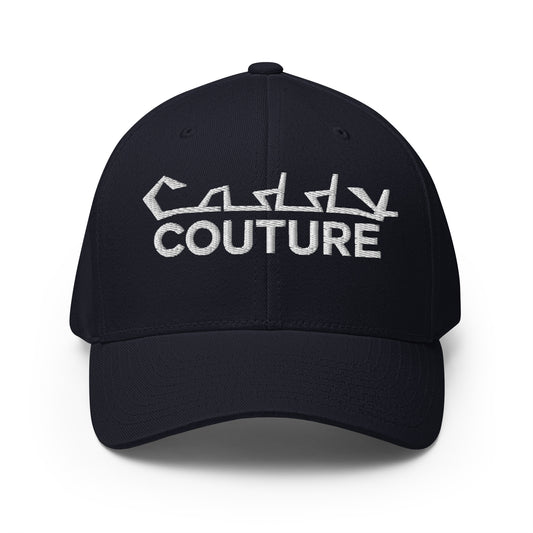Caddy Couture Structured Twill Cap - Navy