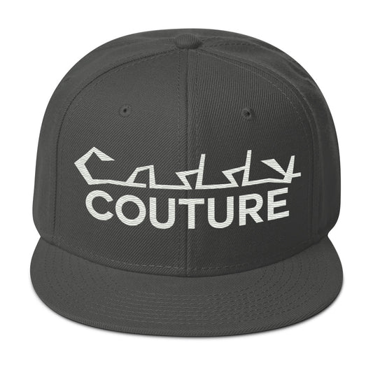 Caddy Couture Snapback Hat - Charcoal