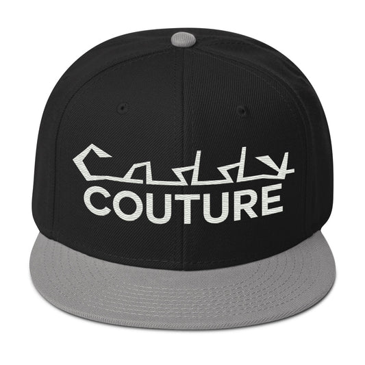 Caddy Couture Snapback Hat - Black & Grey